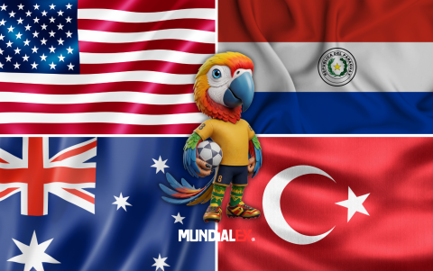 El Grupo D del Mundial 2026 está integrado por EE. UU., Paraguay, Australia y Turquía. Siga la cobertura en MundialEX.
