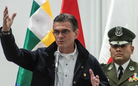 El presidente de Bolivia, Rodrigo Paz.