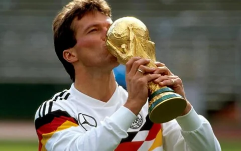 Lothar Matthaus fue campeón del mundo con Alemania.