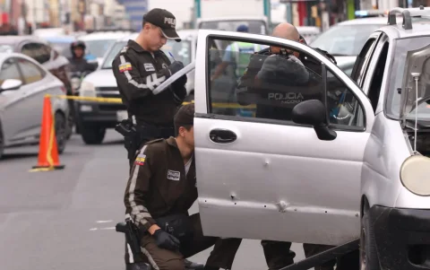 El pasado 8 de junio, personal de Criminalística realizó las pericias tras el ataque armado en el centro de Guayaquil.