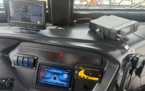 Jaguar I fue construido por militares ecuatorianos e incluye blindaje, cámaras y dron de reconocimiento.