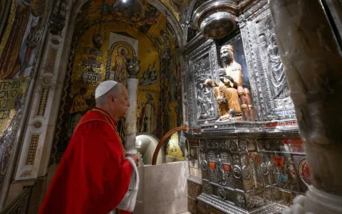 El papa León XIV.