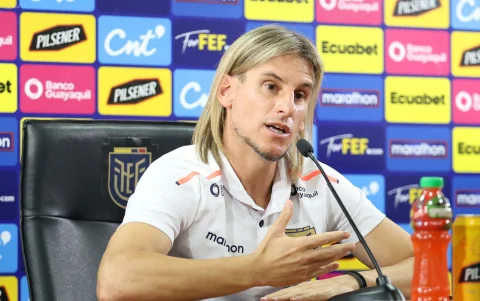 Sebastián Beccacece en la previa del debut de Ecuador en el Mundial 2026.