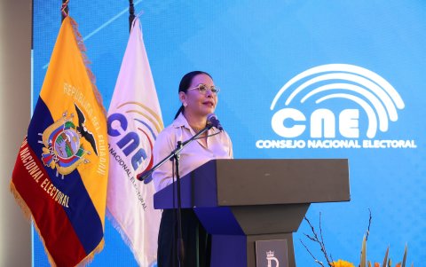Diana Atamaint ha sido presidenta del CNE desde 2018, cuando se posesionó el actual Pleno.