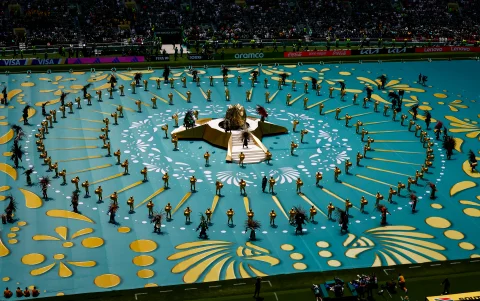 El estadio Azteca se llenó de color y cultura para el show inaugural del Mundial 2026.