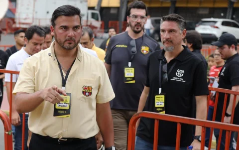 Antonio Álvarez, presidente de Barcelona SC.