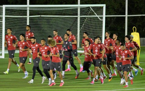 Túnez, durante un entrenamiento del Mundial 2026.