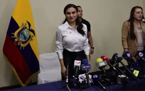 Verónica Abad fue vicepresidenta de Ecuador entre 2023 y 2025.