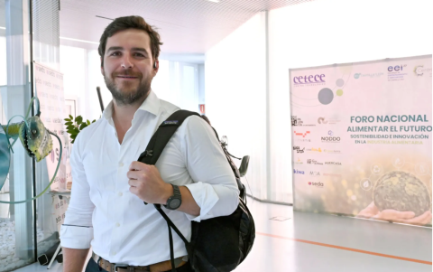 El CEO y fundador de la empresa navarra MOA Foodtech, Bosco Emparanza.