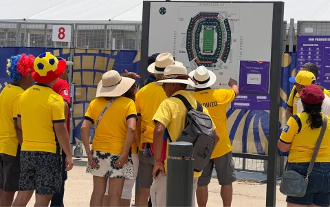 Ecuatorianos se guían en Filadelfia por el partido con Costa de Marfil.