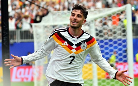 Havertz marcó un doblete en el triunfo de la Selección de Alemania.