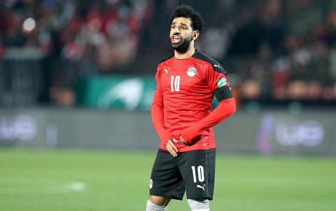 El jugador egipcio Mohamed Salah en una imagen de archivo con su selección.