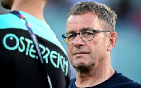 El seleccionador de Austria, Ralf Rangnick.