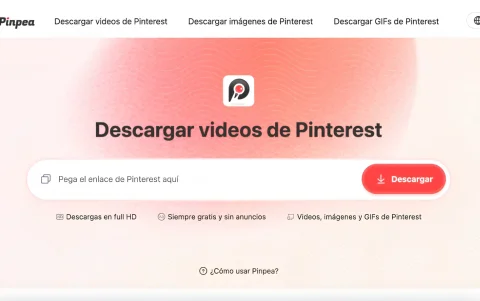 Captura referencial del proceso para descargar videos desde Pinterest mediante herramientas en línea que permiten guardar contenido para consulta posterior.