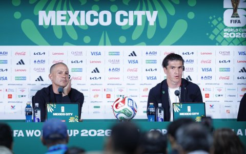 Rueda de prensa de Uzbekistán en la previa del partido con Colombia.
