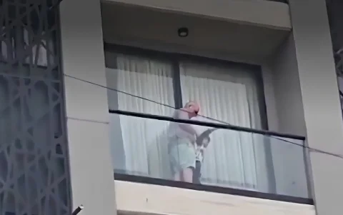 Fragmento del video viralizado en redes que funcionó como denuncia ciudadana