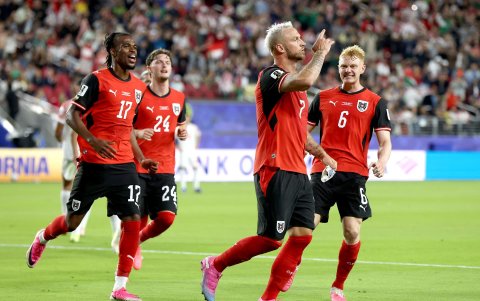 Mundial 2026: Austria celebró ante Jordania, Marko Arnautovic (c) marcó.