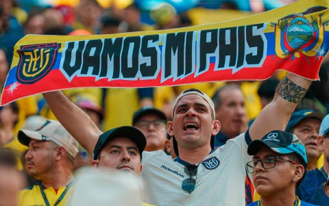 Hinchas alientan a la selección de Ecuador en el Mundial 2026.