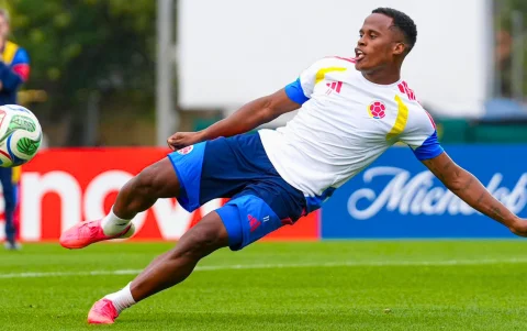 Mundial 2026: Colombia en sus entrenamientos para medir a Uzbekistán.