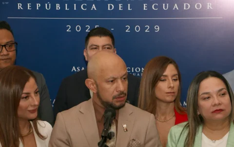 El asambleísta Andrés Castillo fue el proponente de la resolución que obtuvo 140 votos a favor para iniciar la fiscalización sobre Segura EP.