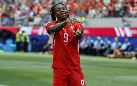 El suizo Johan Manzambi marcó con la goleada de Suiza ante Bosnia en el Mundial 2026.