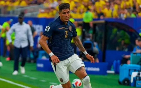 Piero Hincapié, jugador de la Selección de Ecuador.