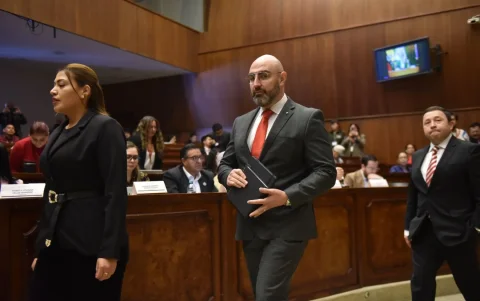 El expresidente de la Judicatura Mario Godoy enfrentó un juicio político en la Asamblea Nacional de Ecuador.