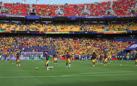 Ecuador vs. Curazao: la Tri en el calentamiento, en el Mundial 2026.