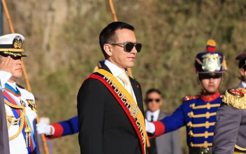 Daniel Noboa, presidente de Ecuador, se refirió a las elecciones presidenciales de Colombia.