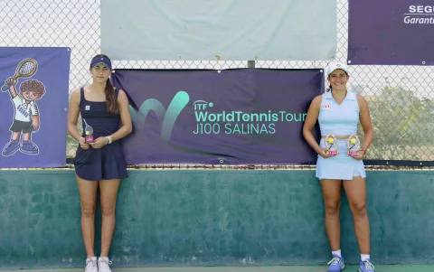 Fajardo (d) superó a la brasileña Clara Gouvea Vieira en la final.