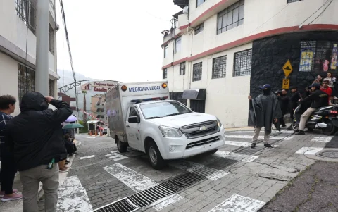 El cuerpo de Nathaly Mafla fue encontrado en una quebrada cinco días después de su desaparición.