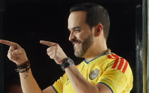 El ultraderechista Abelardo de la Espriella, ganador de la segunda vuelta presidencial en Colombia, fue captado este 21 de junio.