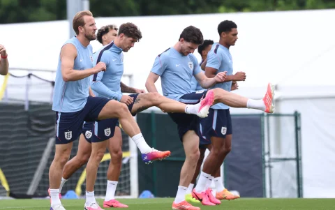 Entrenamiento de Inglaterra previo al duelo ante Ghana, en el Mundial 2026.