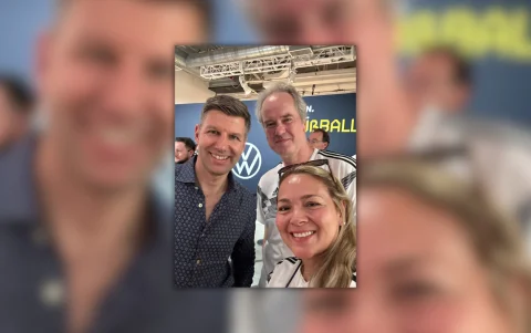 La familia Behrens-López llegó a Nueva York para disfrutar del Mundial 2026.