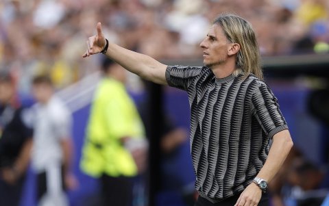 El seleccionador de Ecuador, Sebastián Beccacece, en el Mundial 2026.