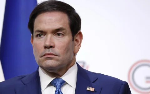 Imagen de archivo del secretario de Estado de Estados Unidos, Marco Rubio, durante un acto oficial.