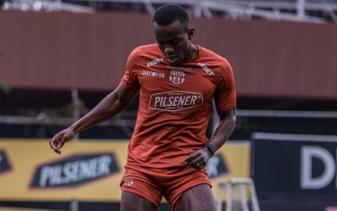 Jhonny Quiñónez, jugador del Barcelona SC.