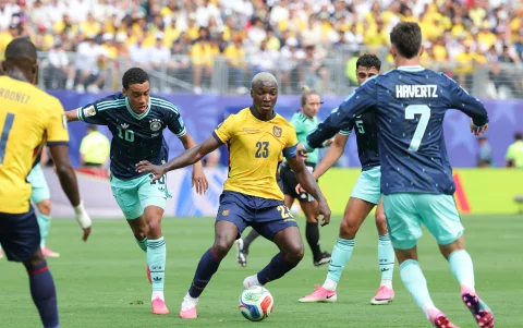 Moisés Caicedo fue el dueño del mediocampo y una de las grandes figuras en la victoria de Ecuador sobre Alemania.