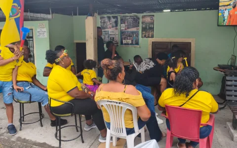 En Quinindé, 'faltaron' pantallas para ver a Ecuador ante Alemania.