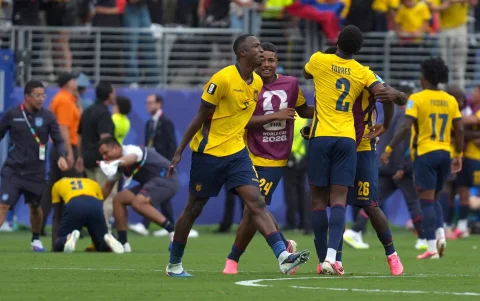 Ecuador celebró el pase a 16avos de final del Mundial 2026.