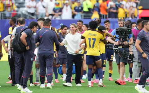 Mundial 2026: Ecuador celebró la clasificación a 16avos de final el 25 de junio.
