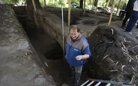 Rumipamba conserva 32 hectáreas con viviendas, muros, fogones, hornos, cultivos y contextos funerarios que preservan el patrimonio arqueológico.