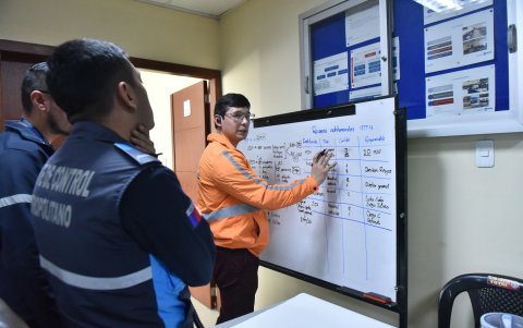 En el simulacro participaron instituciones de primera respuesta del Municipio de Quito y del nivel nacional.