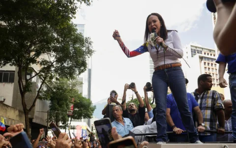 María Corina Machado es una de las principales opositoras políticas.