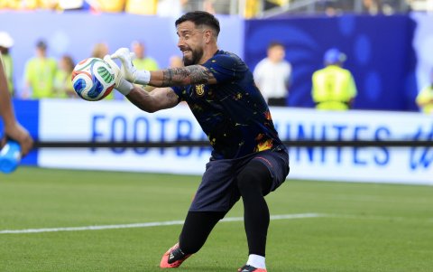 Hernán Galíndez arquero de la Selección de Ecuador.