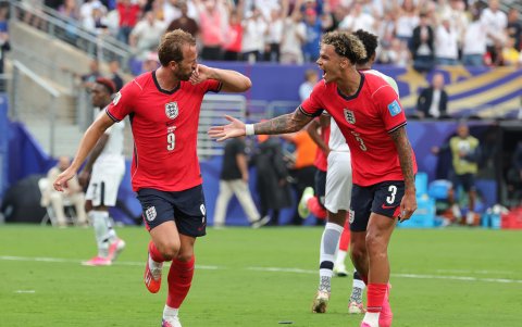 Mundial 2026: Harry Kane (izq.) volvió a celebrar ante Panamá.