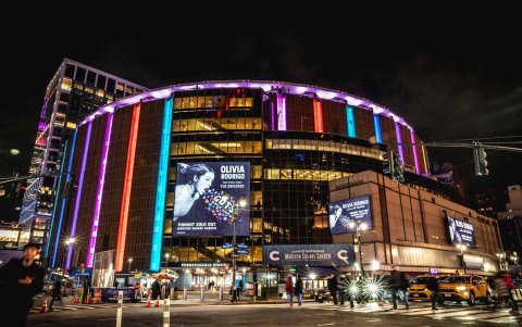 Exteriores del Madison Square Garden.