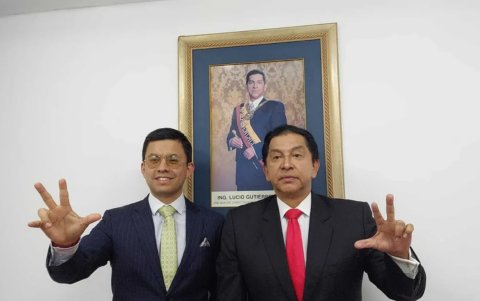 El líder de Sociedad Patriótica Lucio Gutiérrez anunció en abril de 2026 a Alejandro Guevara como su candidato a la Alcaldía de Quito.