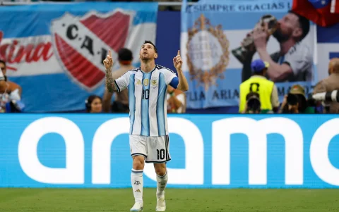 Lionel Messi el máximo goleador de los Mundiales.