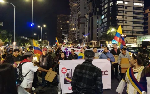 Integrantes del colectivo que impulsaba la revocatoria del mandato realizaron varios actos públicos como medida para impulsar la propuesta.